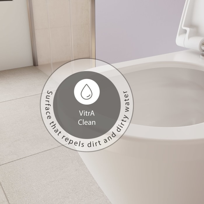 VitrA Aquacare Integra WC-Set mit Bidetfunktion, spülrandlos, inkl. Sitz