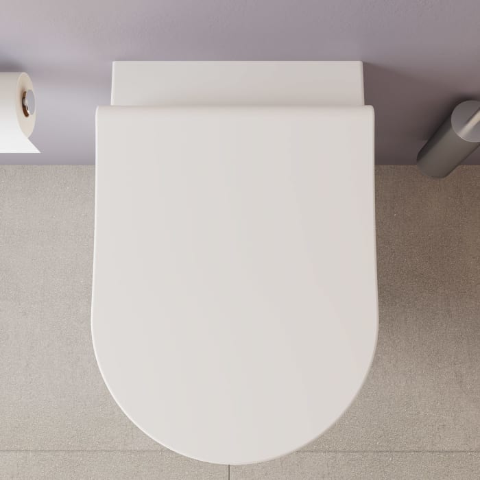 VitrA Aquacare Integra WC-Set mit Bidetfunktion, spülrandlos, inkl. Sitz