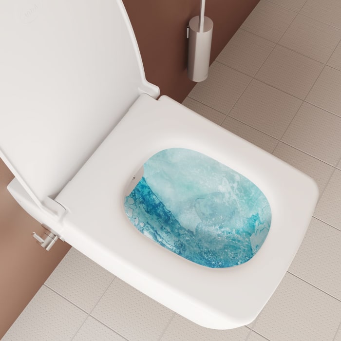 VitrA Aquacare Metropole WC-Set mit Bidetfunktion, spülrandlos, mit integrierter Armatur, inkl. Sitz