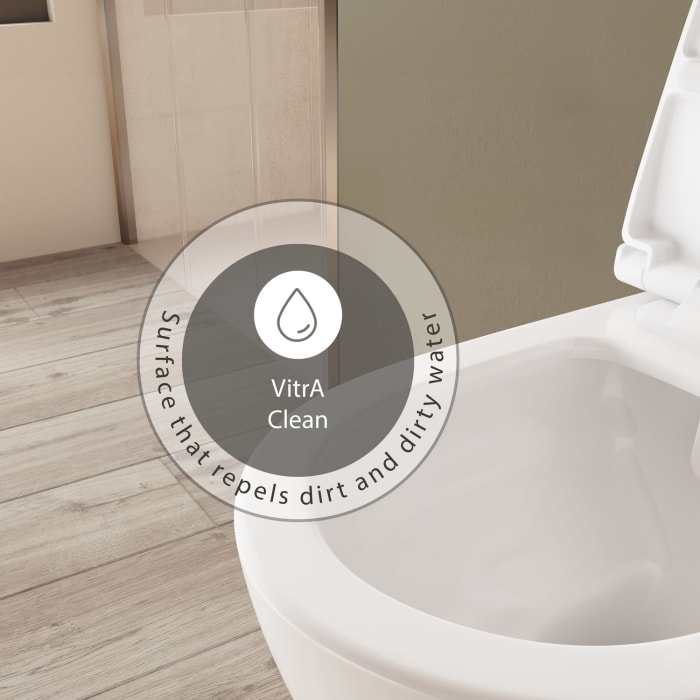 VitrA Aquacare Sento WC-Set mit Bidetfunktion und integrierter Armatur, inkl. Sitz