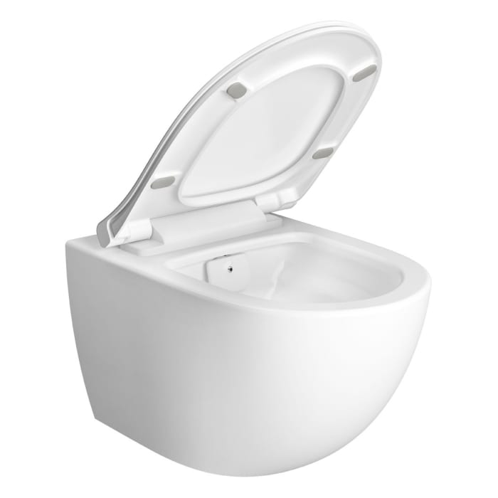 VitrA Aquacare Sento WC-Set mit Bidetfunktion, spülrandlos, inkl. Sitz