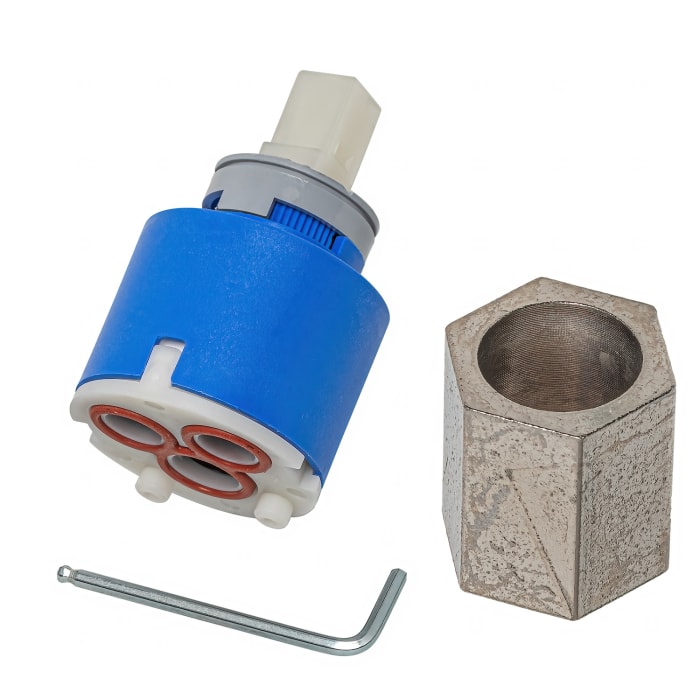 Vola Keramikkartusche mit Kunststoffvierkant