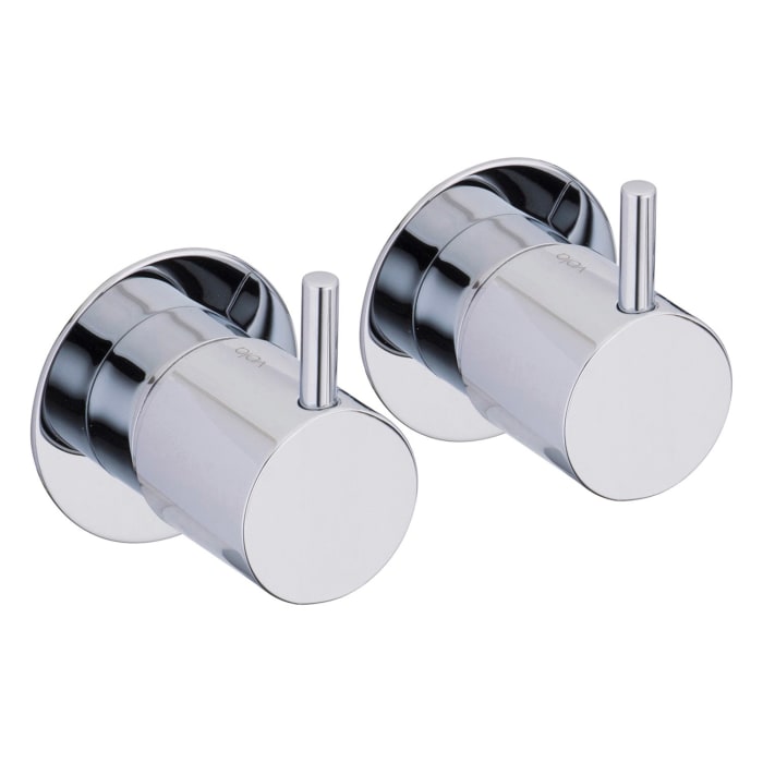 Vola Wand-Badewannen-Zweigriffmischer UP zur Befüllung über den Überlauf