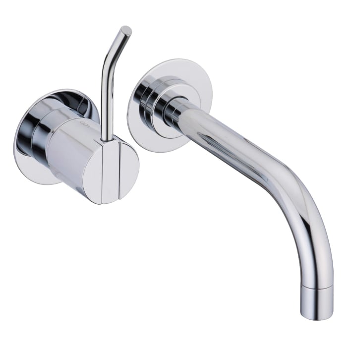 Vola Wand-Waschtisch-Eingriffmischer UP mit Auslauf rechts, Ausladung 16 cm