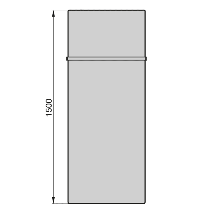 Zehnder Fina Lean Bar Badheizkörper 150 x 60 cm