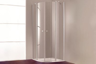 1/4 Kreis Schwingtür mit festem Segment