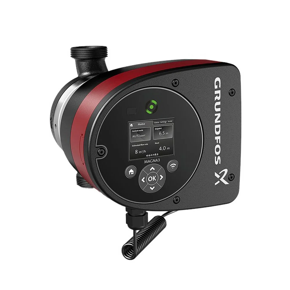 GRUNDFOS MAGNA3 Heizungsumwälzpumpe Typ 32-60, Verschraubung, 230 V, PN 10, 18 cm