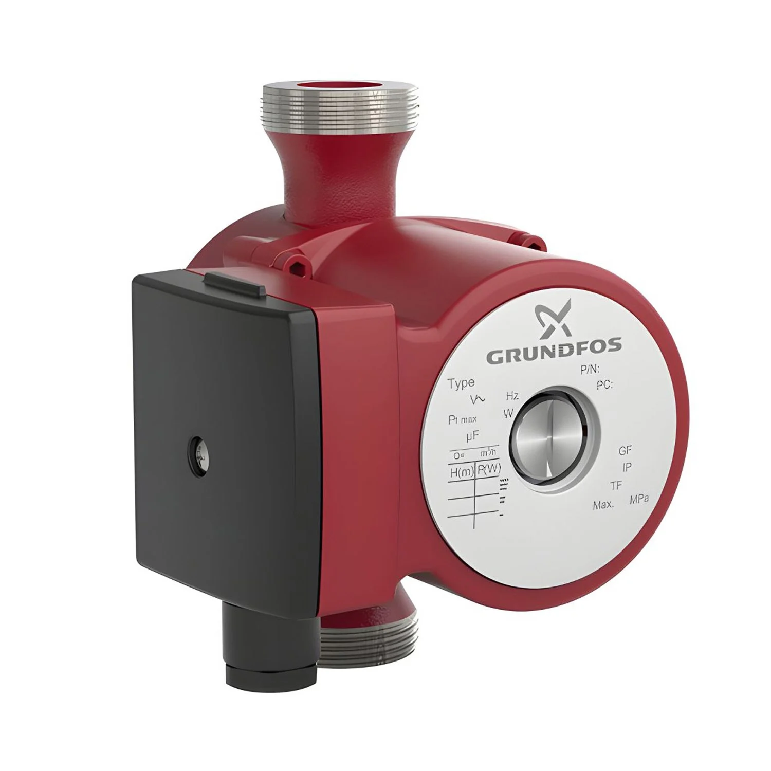 GRUNDFOS UP Serie 100 Zirkulationspumpe UP 20-15 N, 230 V, Rp 3/4", 15 cm
