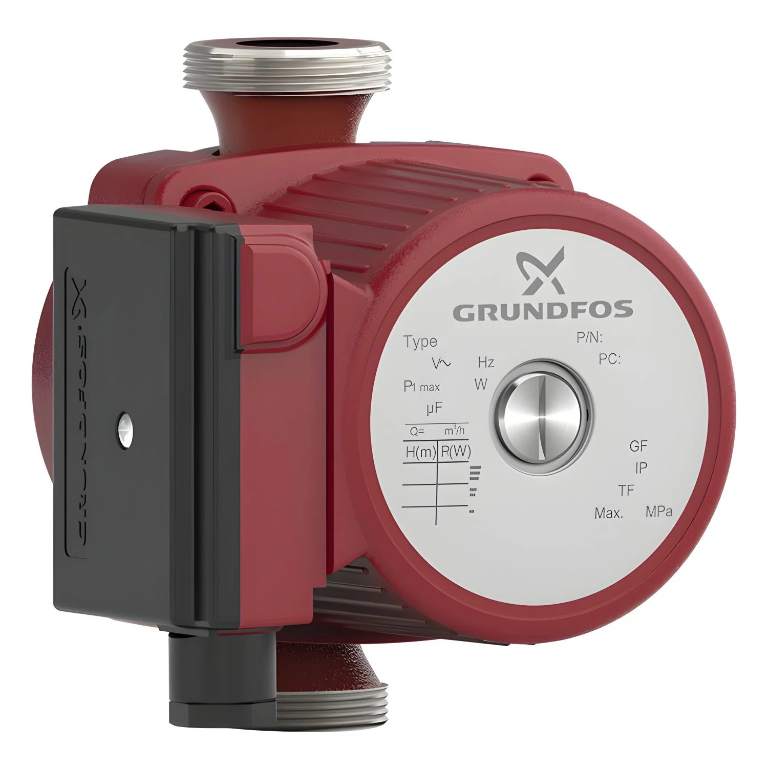 GRUNDFOS UP Serie 100 Zirkulationspumpe UP 20-45 N, 230 V, Rp 3/4", 15 cm