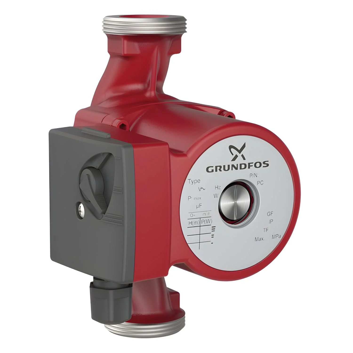 GRUNDFOS UPS Serie 100 Zirkulationspumpe UPS 25-40 N, 230 V, 18 cm