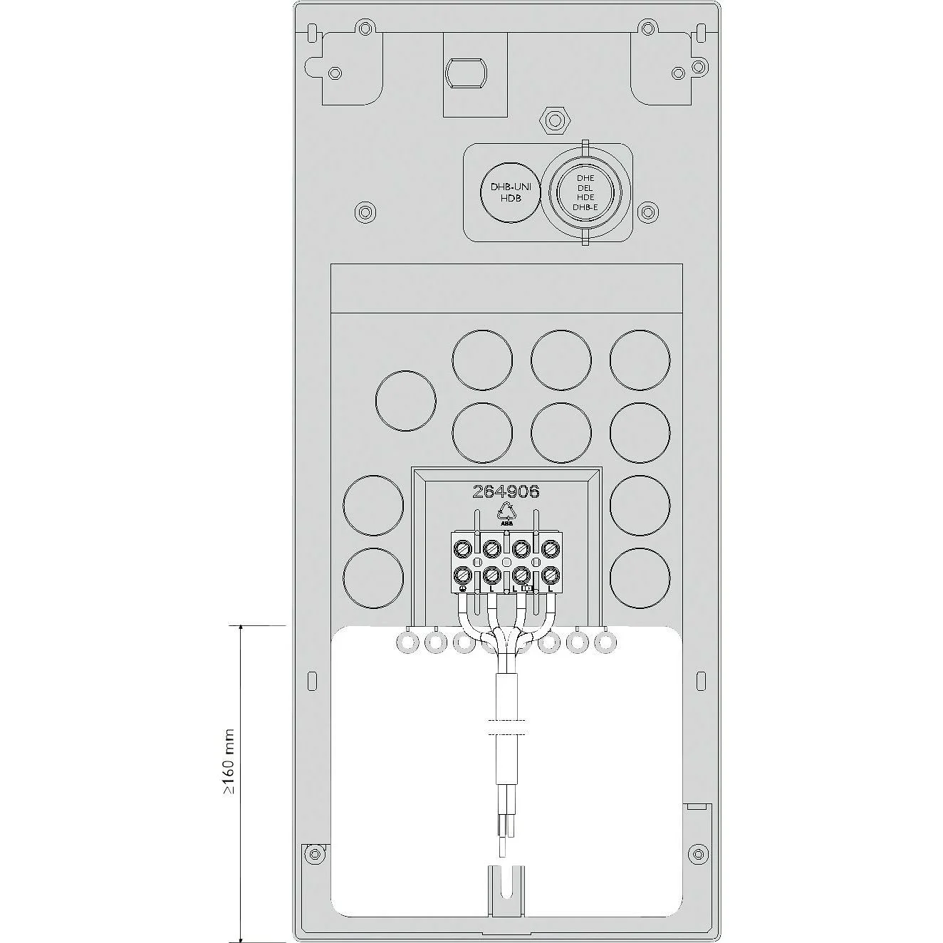 AEG Montagerahmen MR 110
