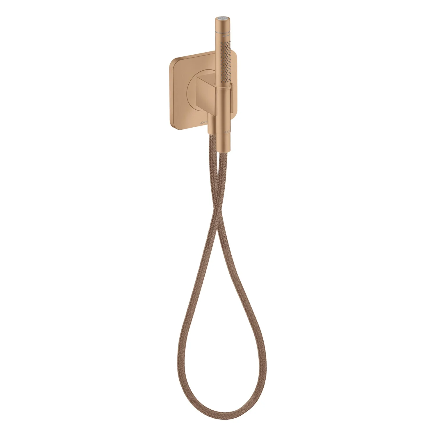 AXOR Citterio C Portereinheit 120/120 mit Stabhandbrause, 2 Strahlarten und Textilbrauseschlauch