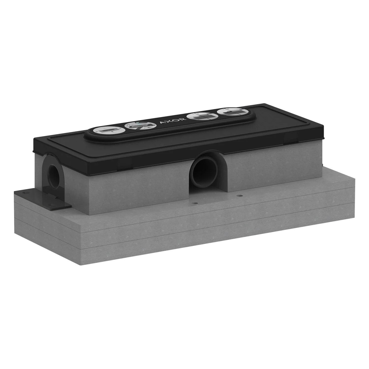AXOR uBox universal Grundkörper Duschrinne Ablaufgehäuse für flache Installation