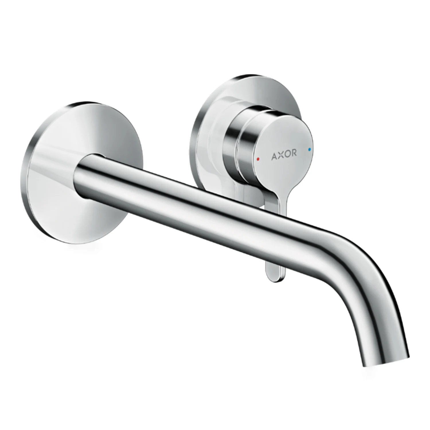 AXOR One Einhebel-Waschtischmischer UP für Wandmontage mit Hebelgriff und Auslauf 220