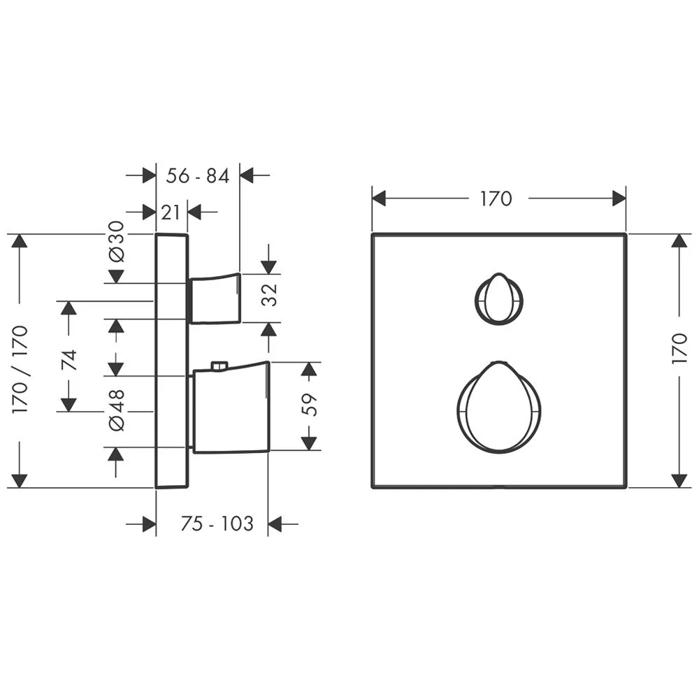 AXOR Starck Organic Thermostat UP mit Ab- und Umstellventil Bild 2
