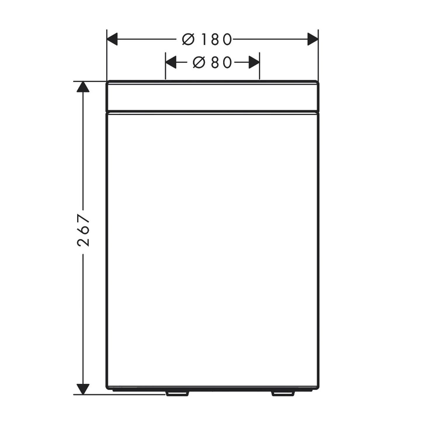 AXOR Universal Circular Abfalleimer Bild 2