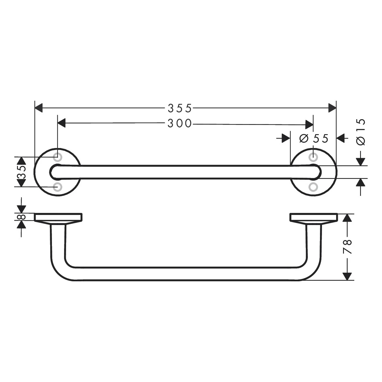 AXOR Universal Circular Haltestange Bild 2