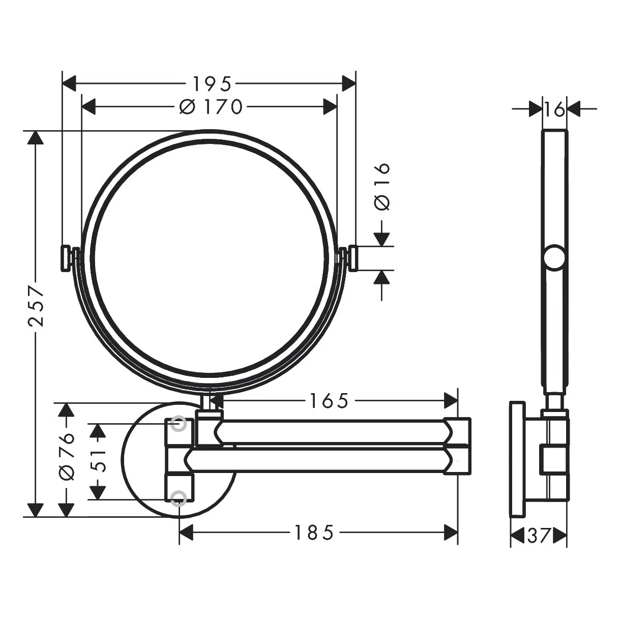 AXOR Universal Circular Rasierspiegel Bild 2