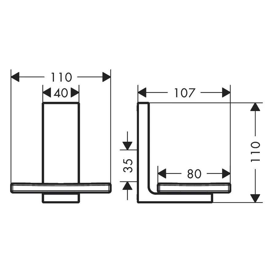 AXOR Universal Rectangular Seifenschale Bild 2