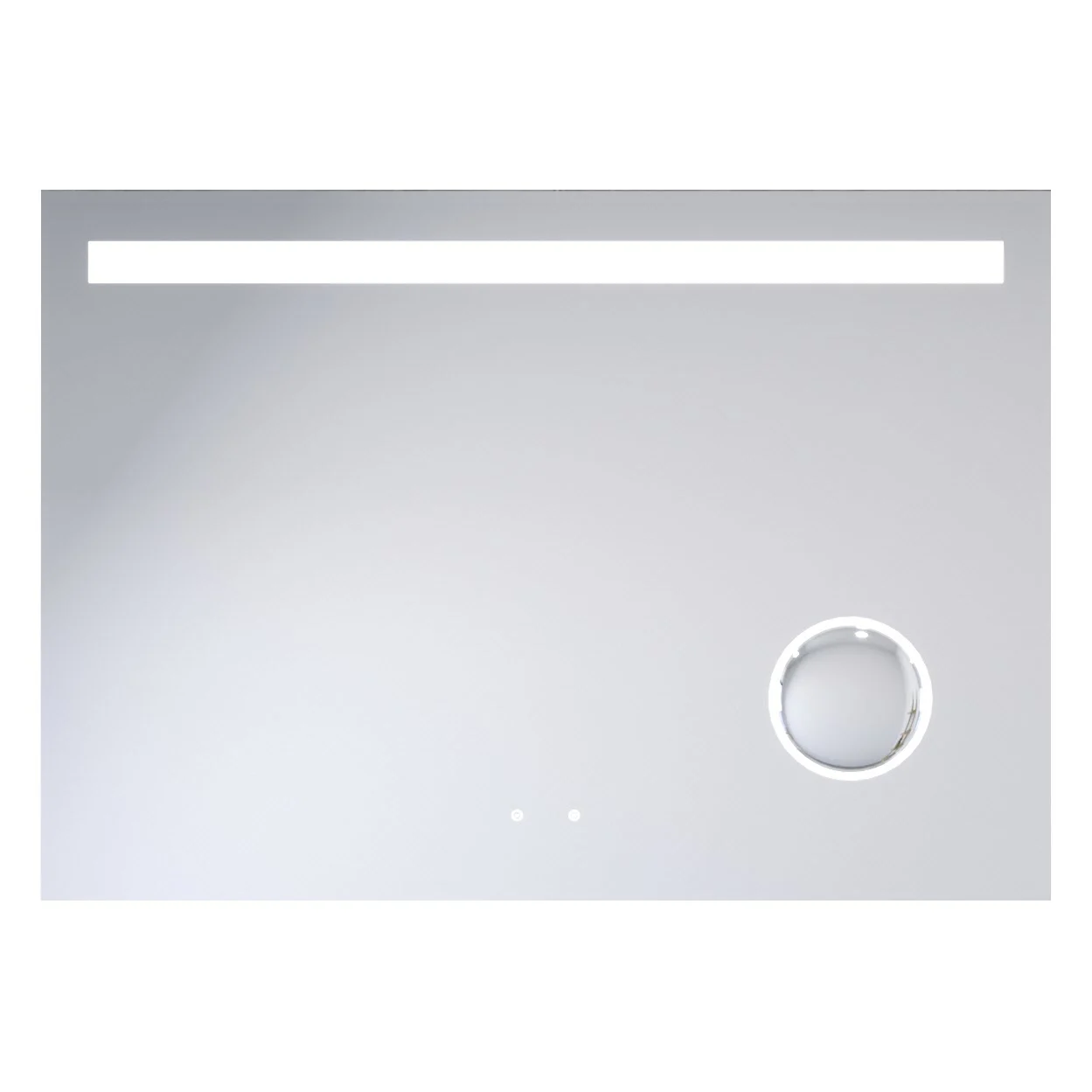 pianura Mia LED-Badspiegel 100 x 70 cm mit Spiegelheizung und stilvollem Lichtdesign Bild 2