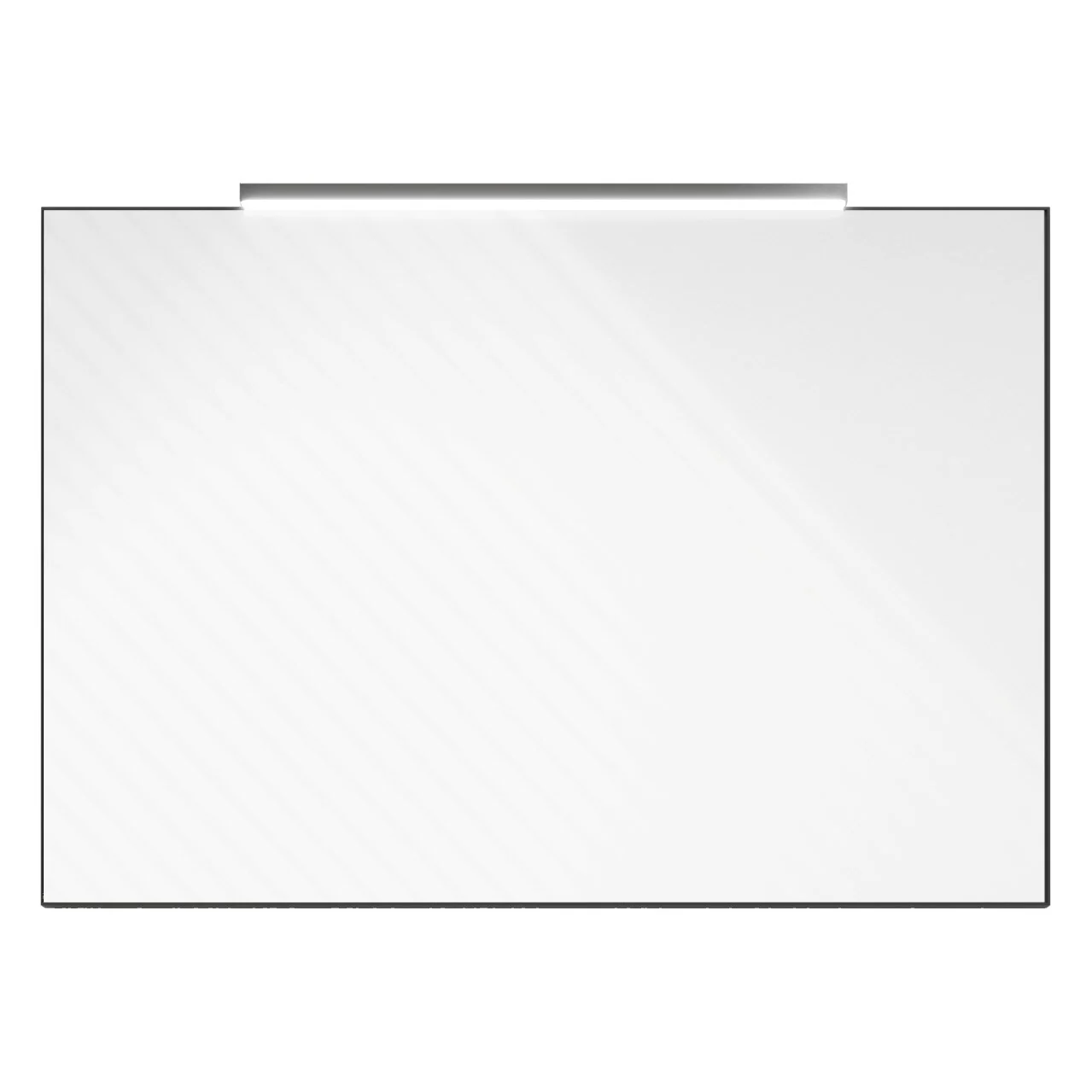 pianura Mia LED-Badspiegel 100 x 70 cm in Schwarz Bild 2