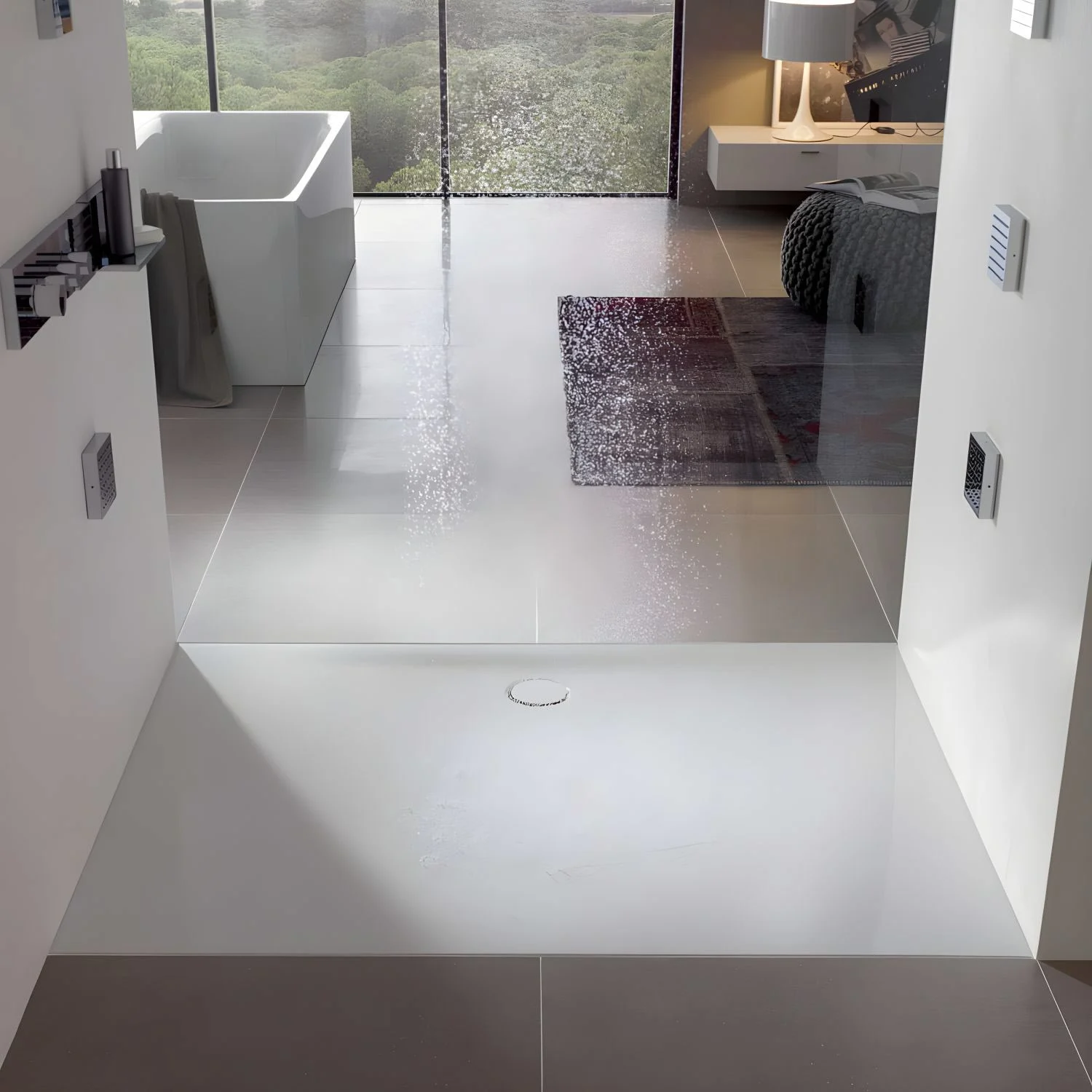 Bette BetteFloor Side Duschfläche 120 x 90 cm mit BetteAntirutsch Pro Bild 4