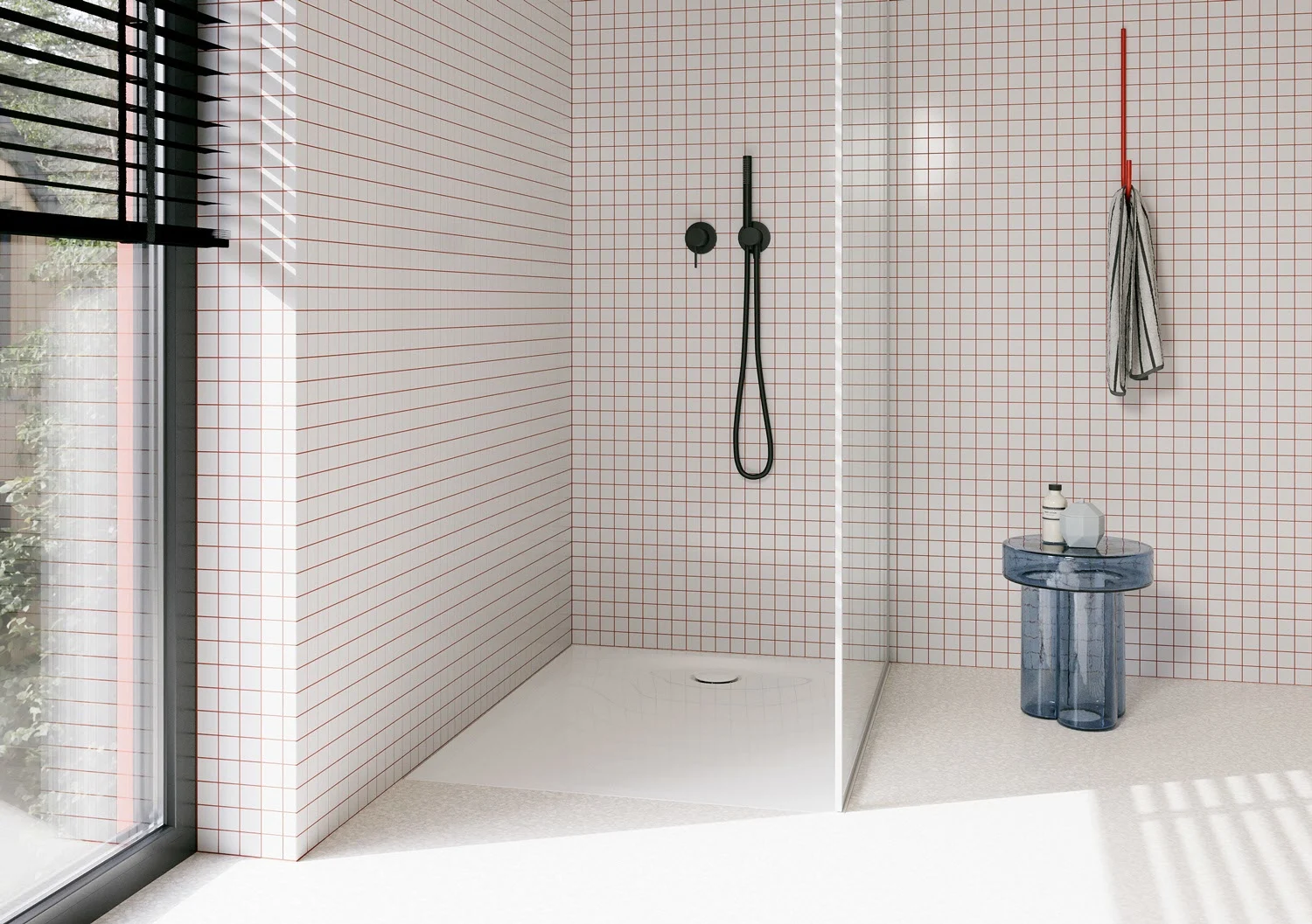 Bette Ultra Space Duschwanne 140 × 80 × 2,5 cm mit BetteAntirutsch Sense Bild 6