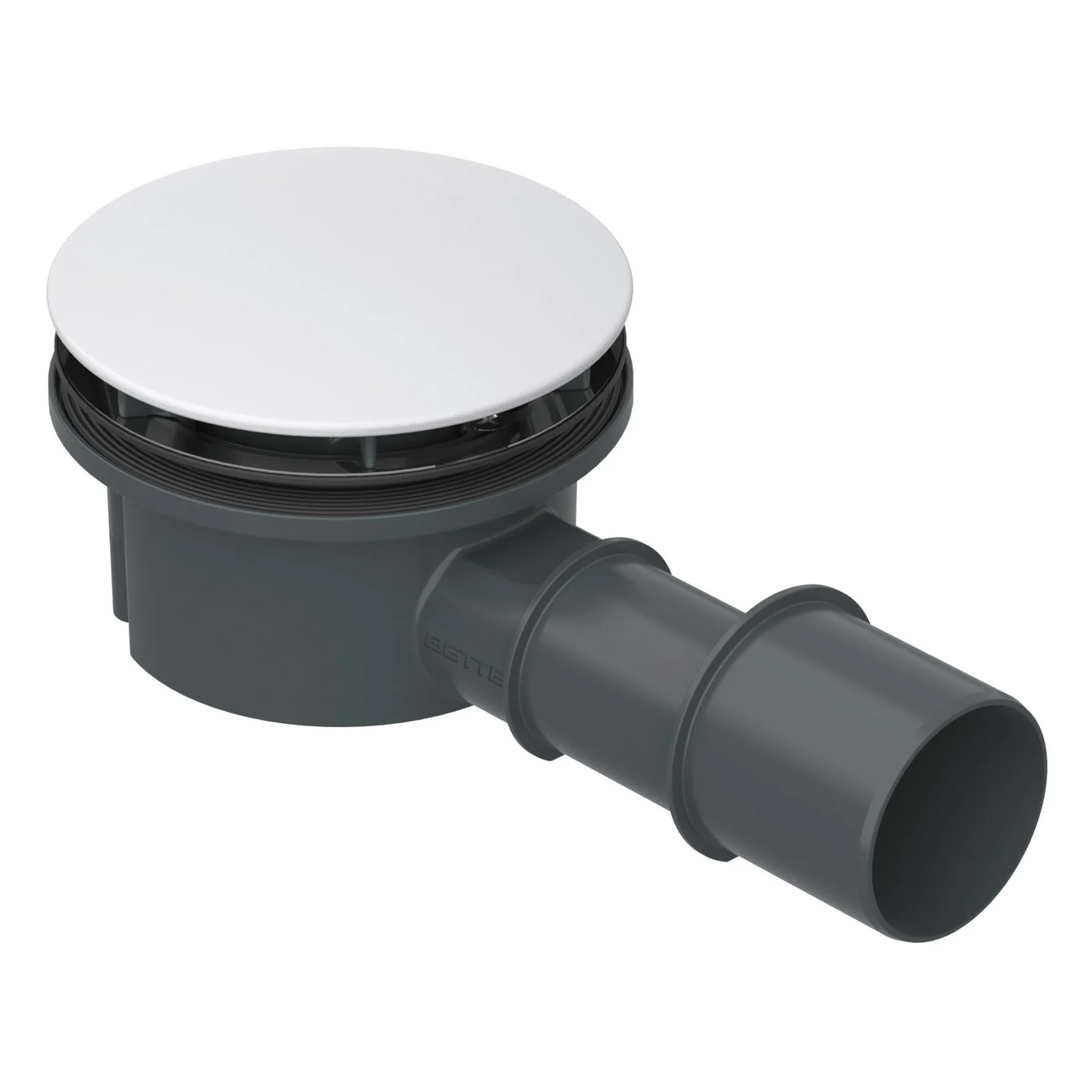 Bette Compact+ Ablaufgarnitur seitlich mit Antirutsch Sense