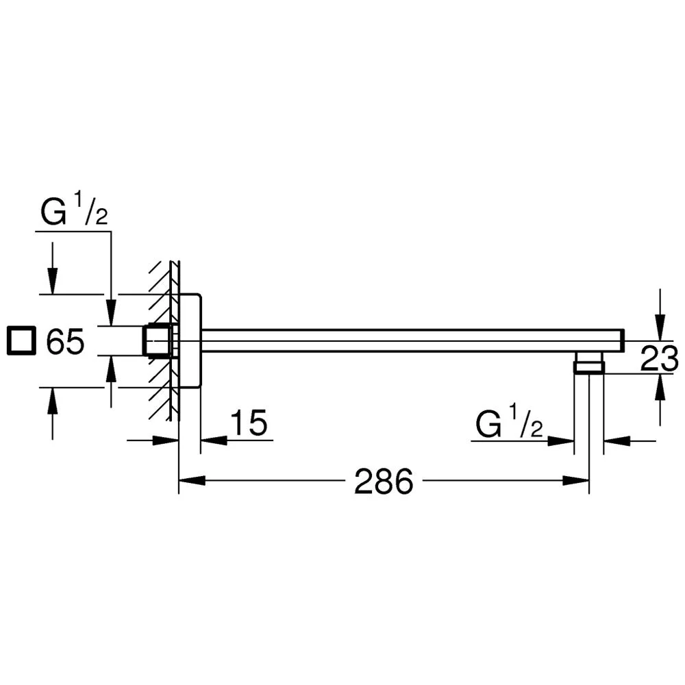GROHE Rainshower Brausearm Bild 2