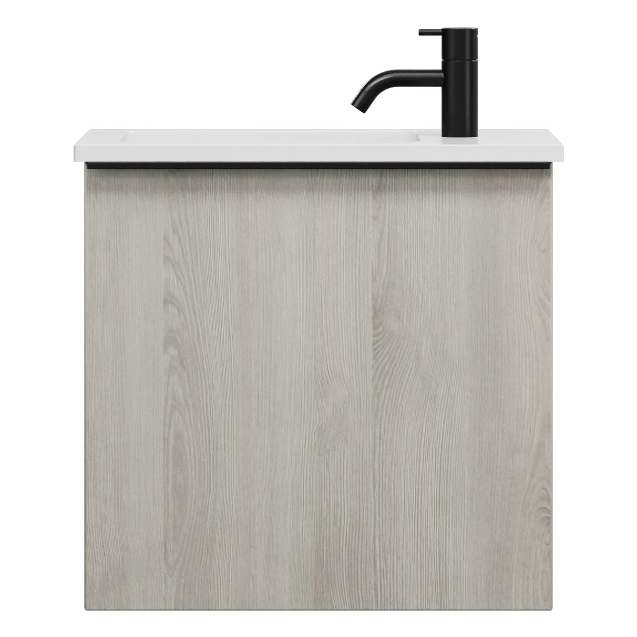 burgbad Eqio Waschtischkombination mit Mineralguss-Waschtisch, 52 cm, mit Griffleiste G0252 Bild 2