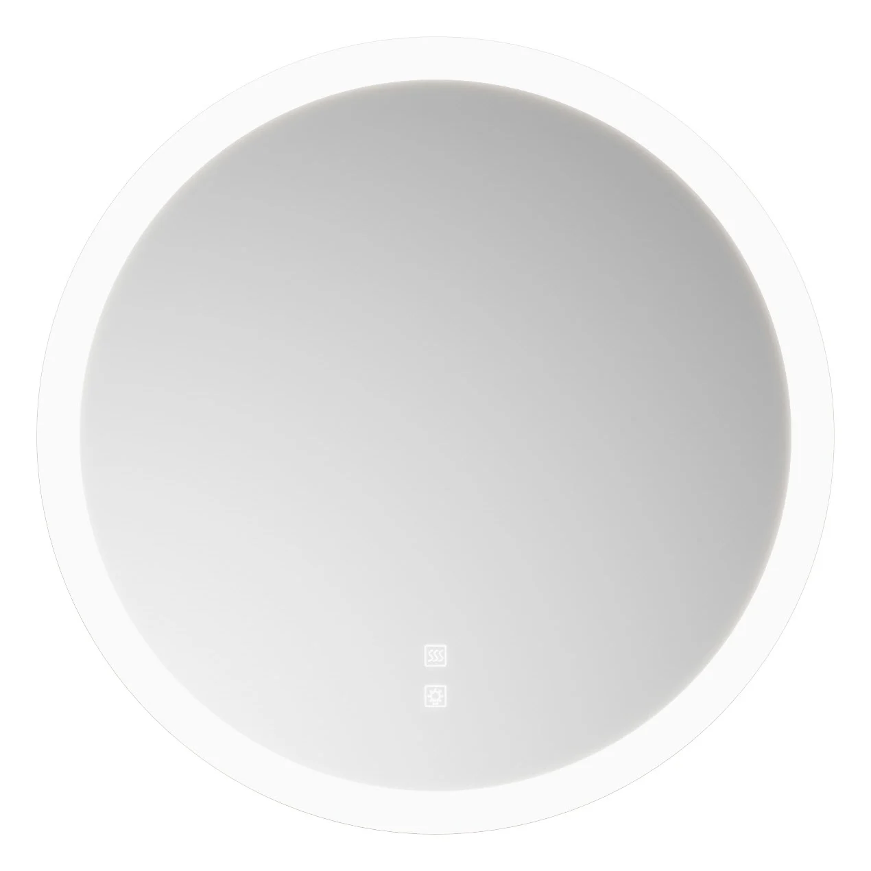burgbad Fiumo 2.0 – okrągłe lustro o średnicy 75 cm z oświetleniem LED i ogrzewaniem lustra Zdjęcie 6