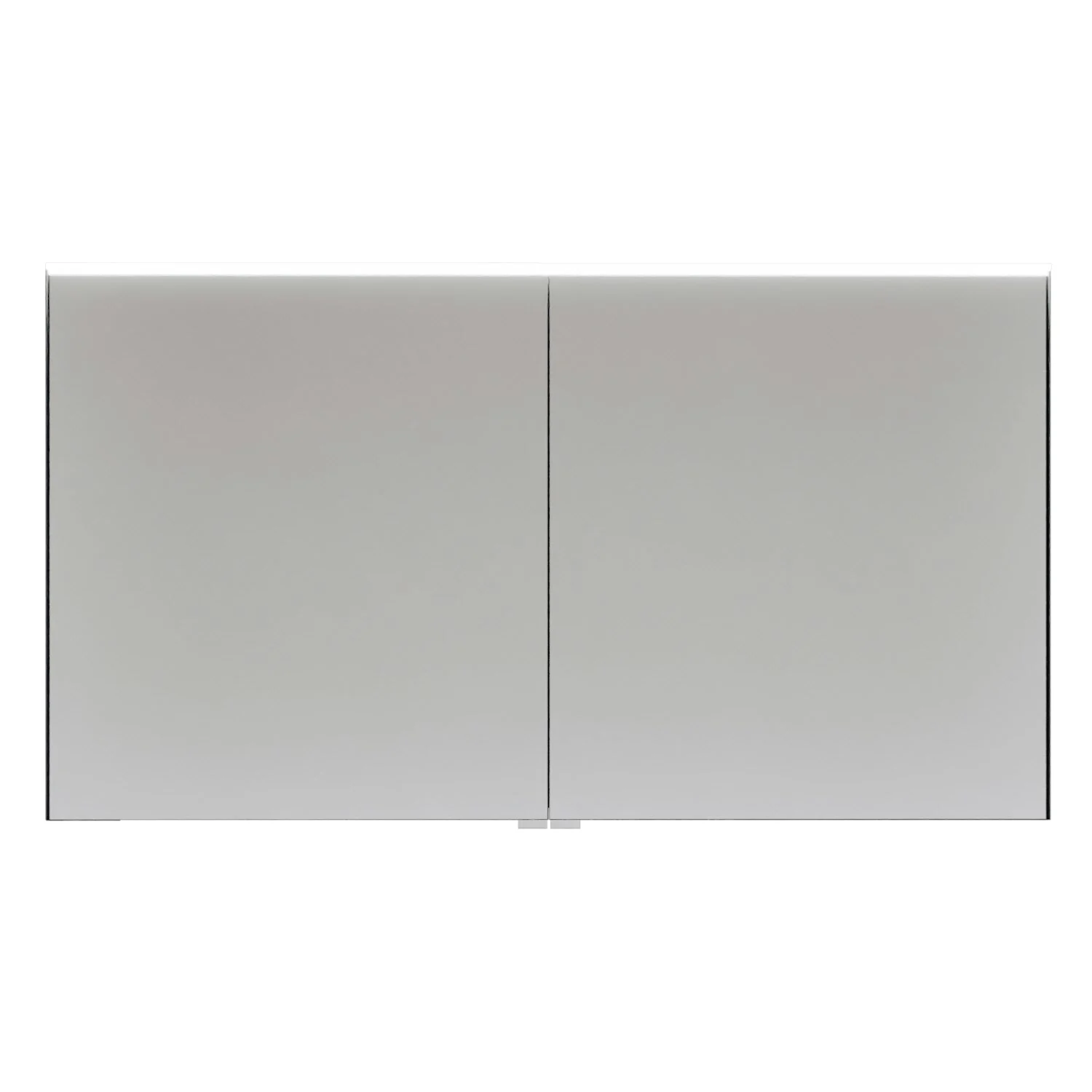 burgbad Fiumo 2.0 Szafka z lustrem 120,6 cm z lampką LED do montażu na górze, 2 drzwi lustrzane Zdjęcie 6