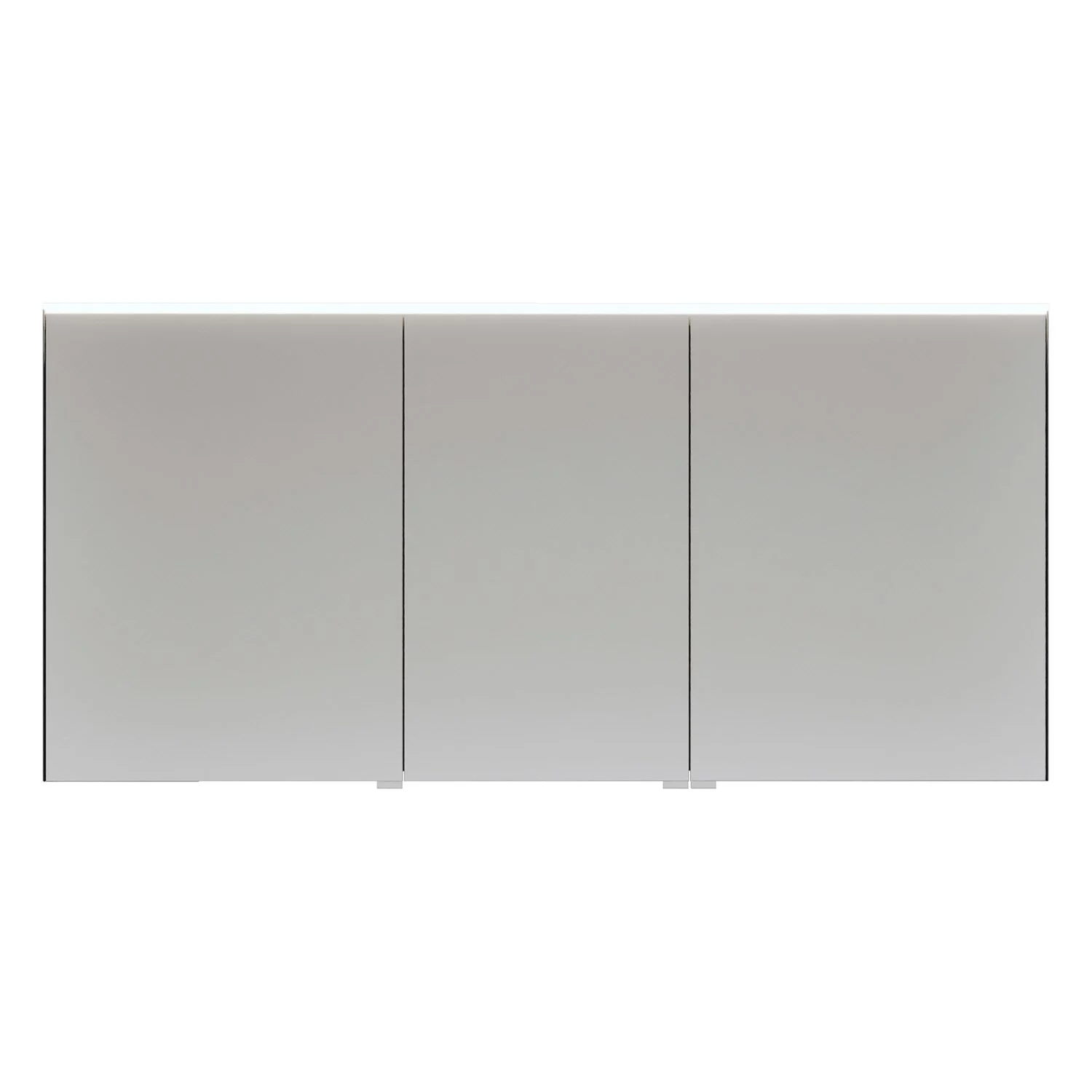 burgbad Fiumo 2.0 Szafka łazienkowa z lustrem 140,6 cm z lampką LED do montażu nad szafką, 3 drzwi lustrzane Zdjęcie 6