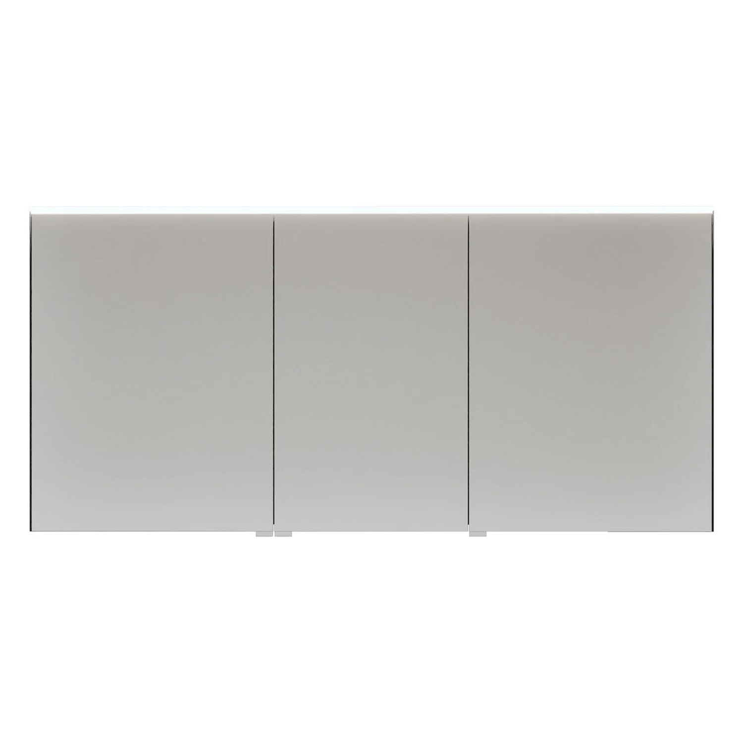 burgbad Fiumo 2.0 Szafka łazienkowa z lustrem 140,6 cm z lampką LED do montażu nad szafką, 3 drzwi lustrzane Zdjęcie 6