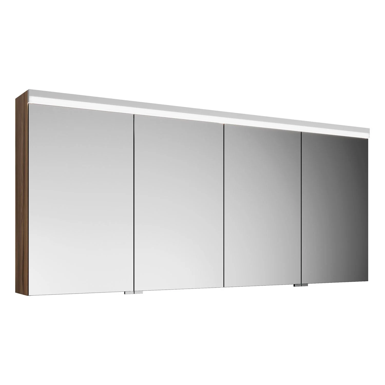 burgbad Lin20 Spiegelschrank mit LED-Beleuchtung, 160 cm, 4 Spiegeltüren Bild 2