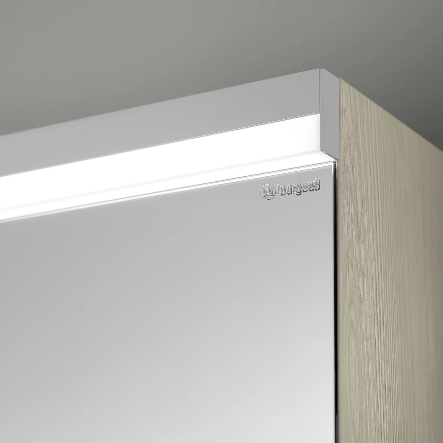 burgbad Lin20 Spiegelschrank mit LED-Beleuchtung, 160 cm, 4 Spiegeltüren Bild 6