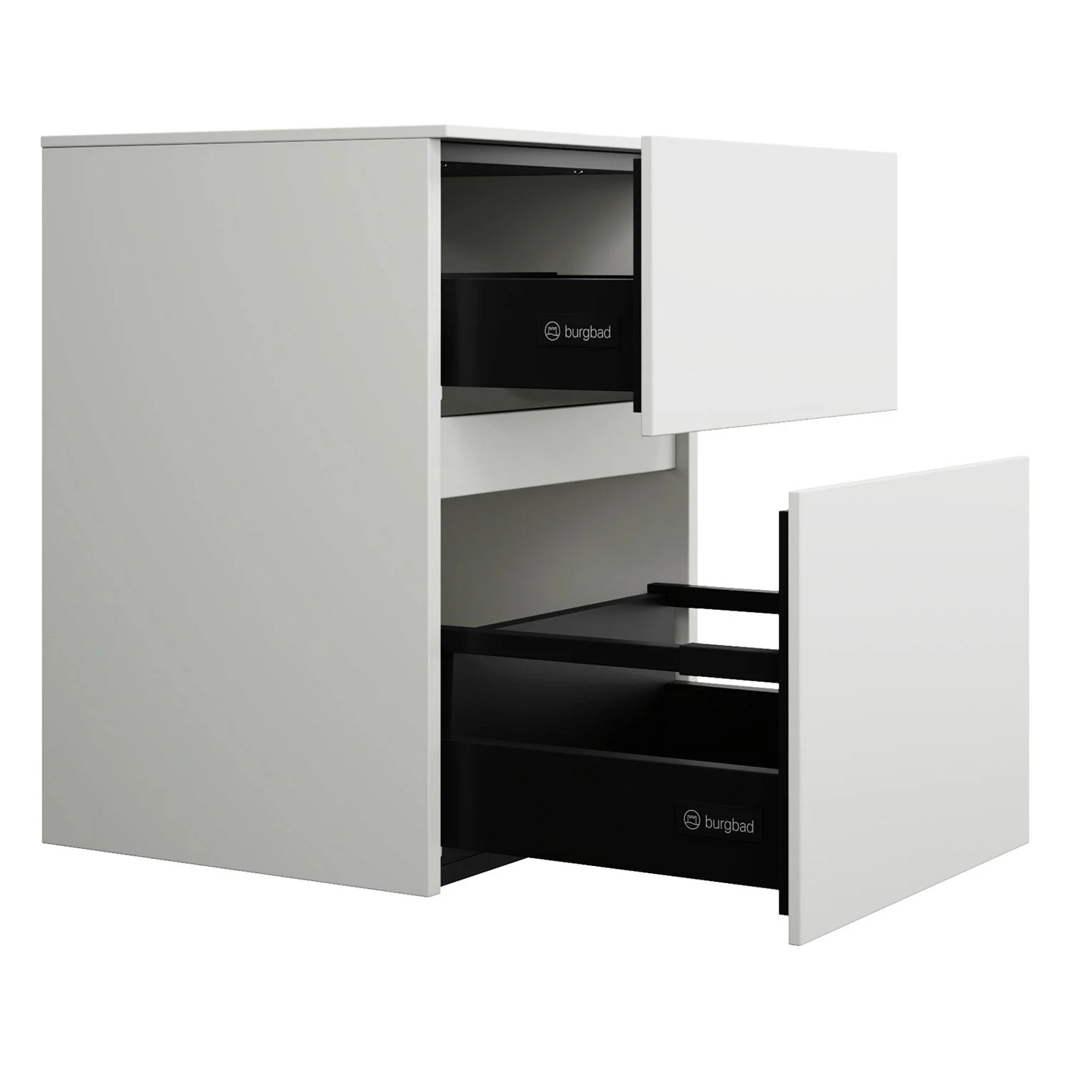 burgbad Lin20 Unterschrank 40 cm, 1 Auszug, 1 Schublade Bild 6