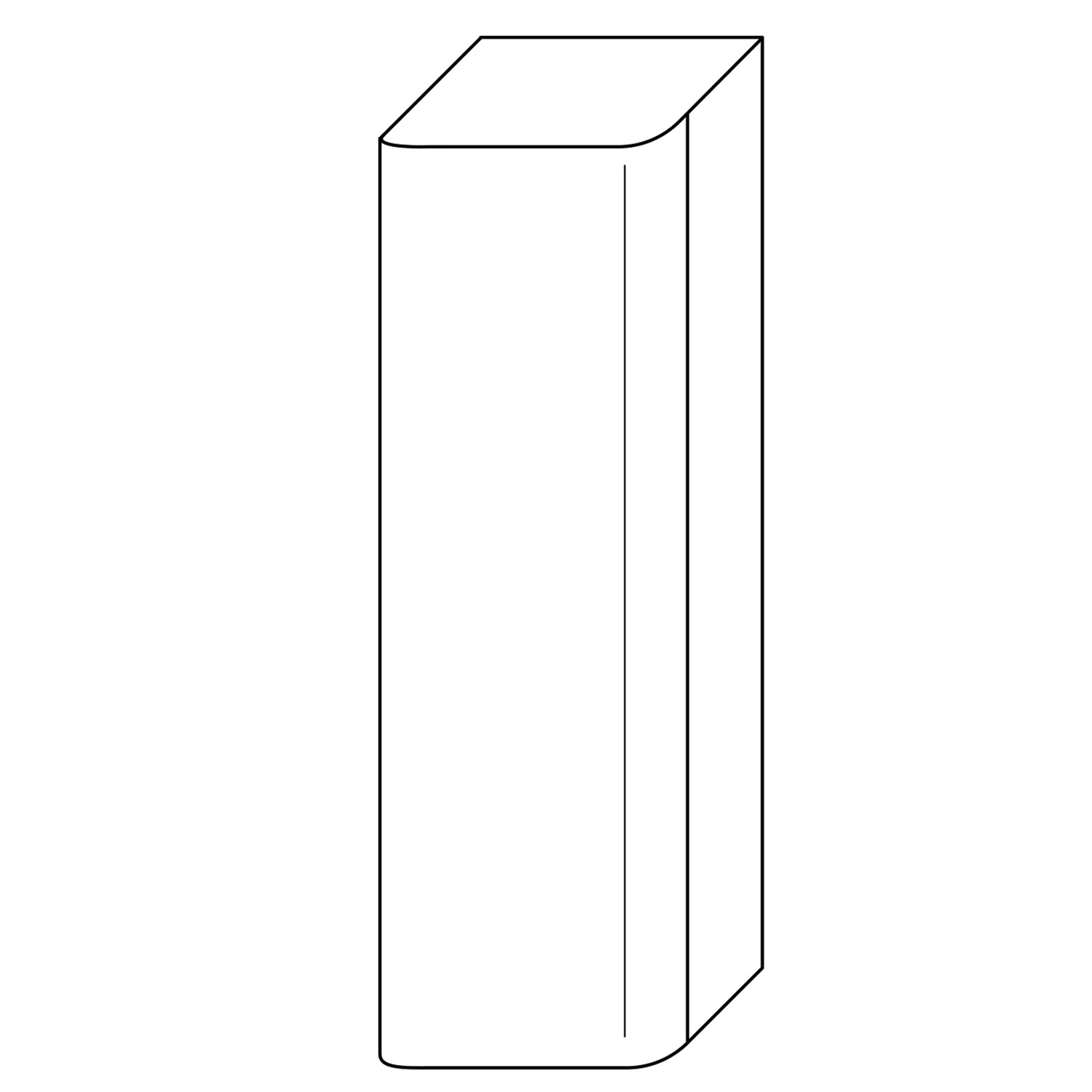 burgbad b:me halbhoher Schrank 35 cm, links