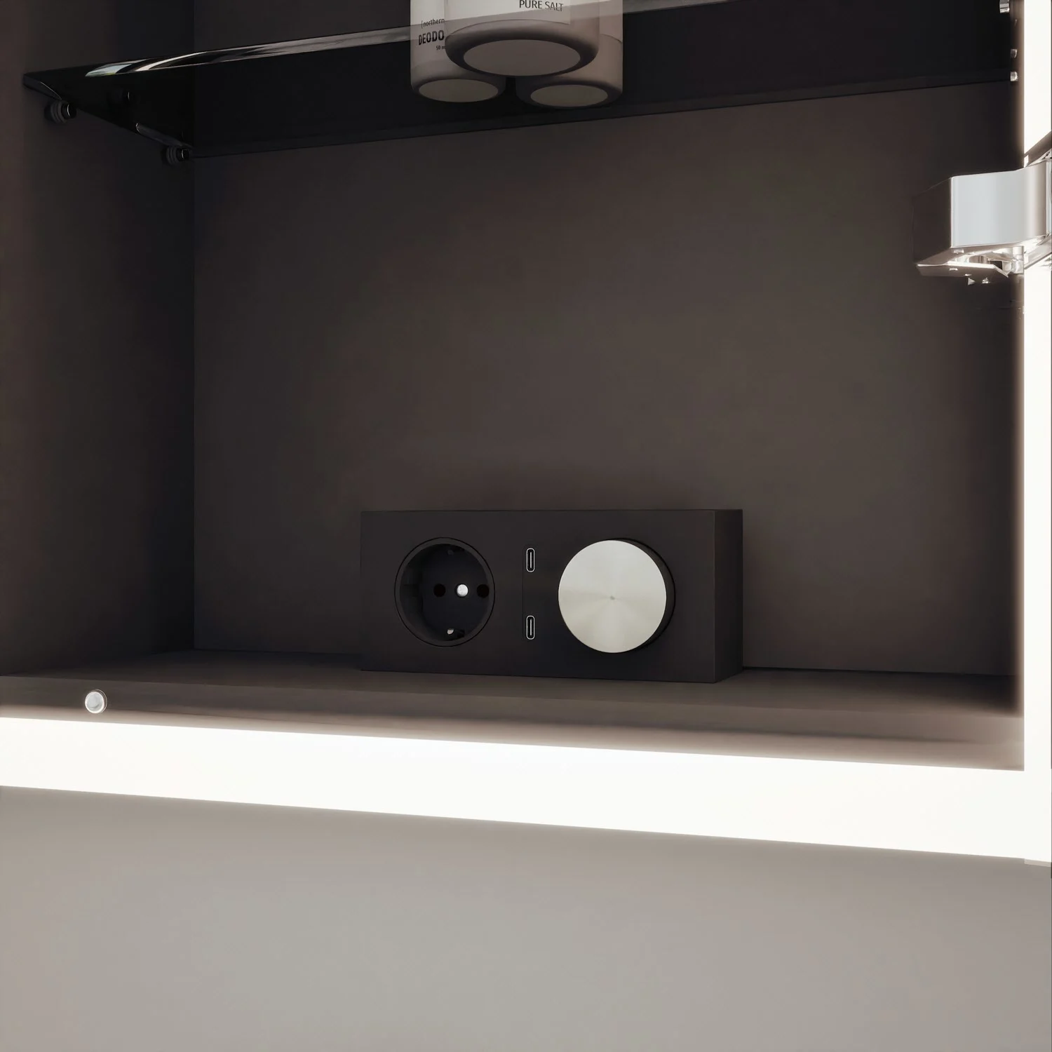 burgbad rl20 Spiegelschrank 121 cm, mit Klarglas Lichtrahmen Bild 2