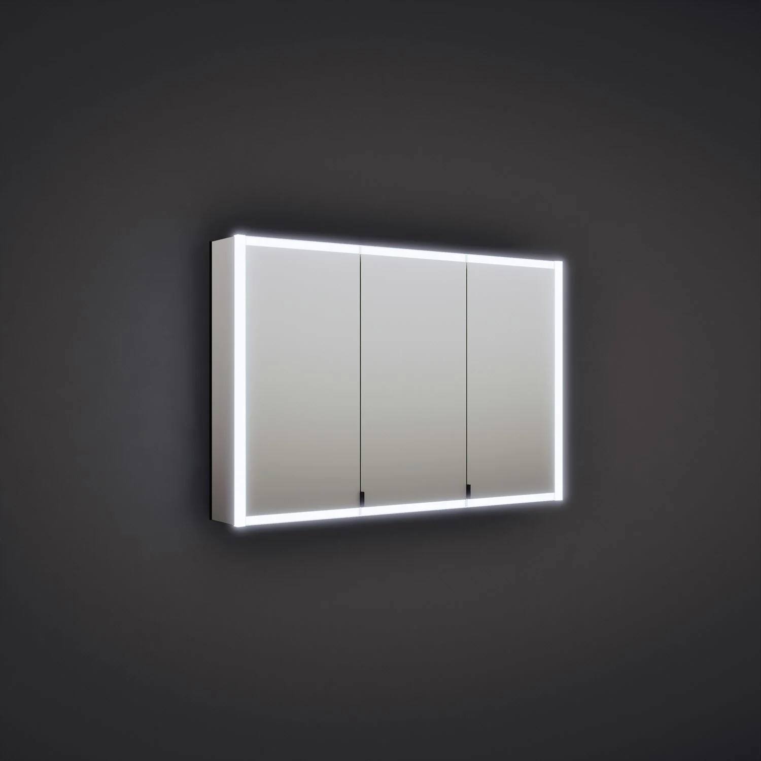 burgbad rl20 Spiegelschrank 121 cm, mit Klarglas Lichtrahmen Bild 11