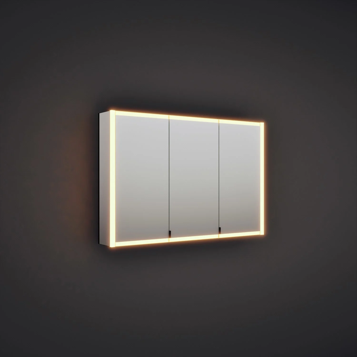 burgbad rl20 Spiegelschrank 121 cm, mit Klarglas Lichtrahmen Bild 12