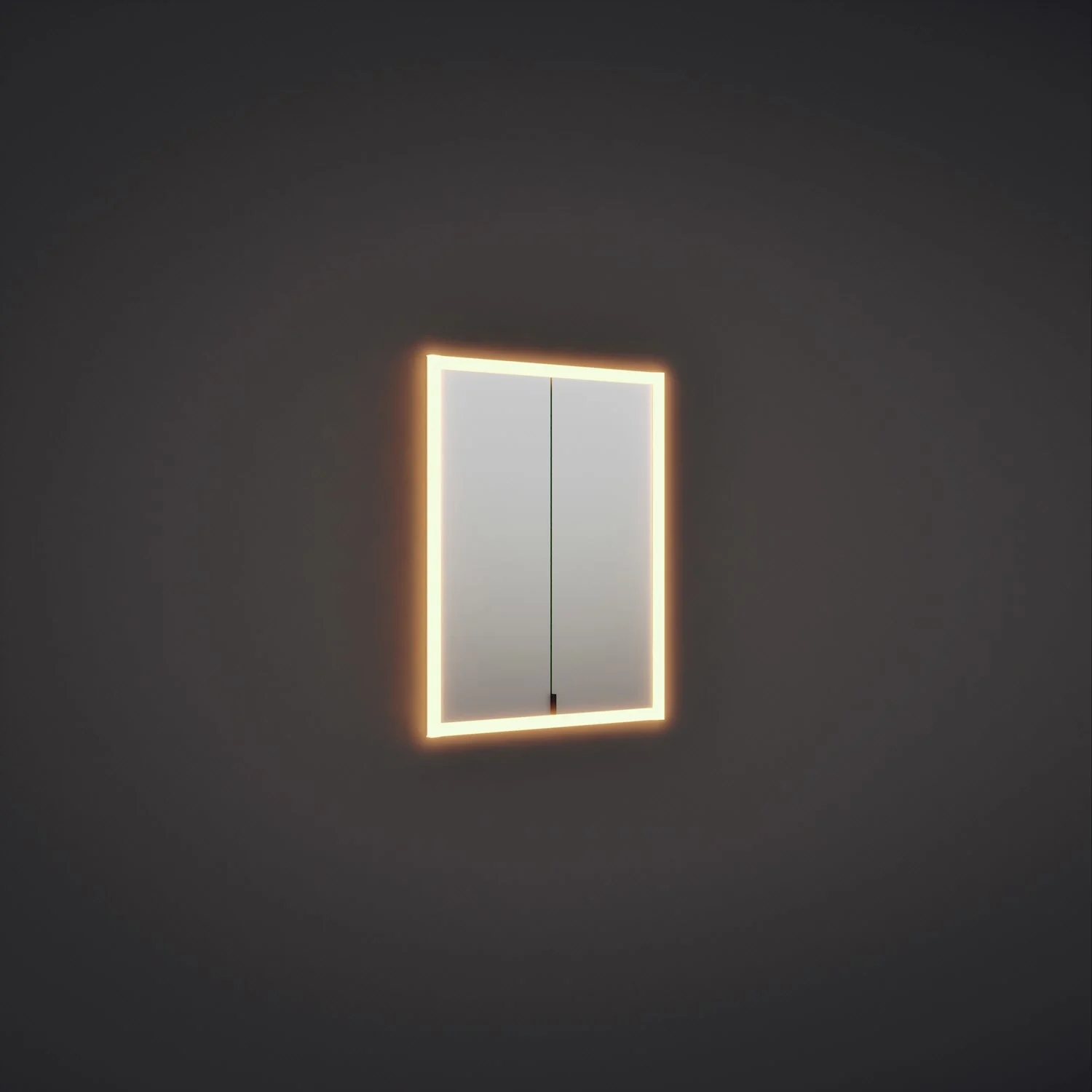 burgbad rl20 Spiegelschrank 62 cm, mit Lichtrahmen für Wandeinbau Bild 12