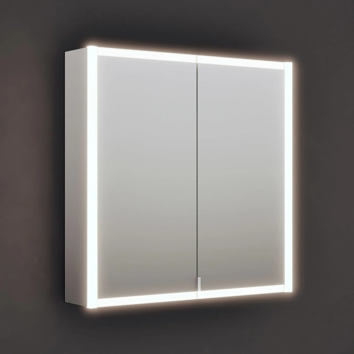 burgbad rl20 Spiegelschrank 81 cm, mit Klarglas Lichtrahmen