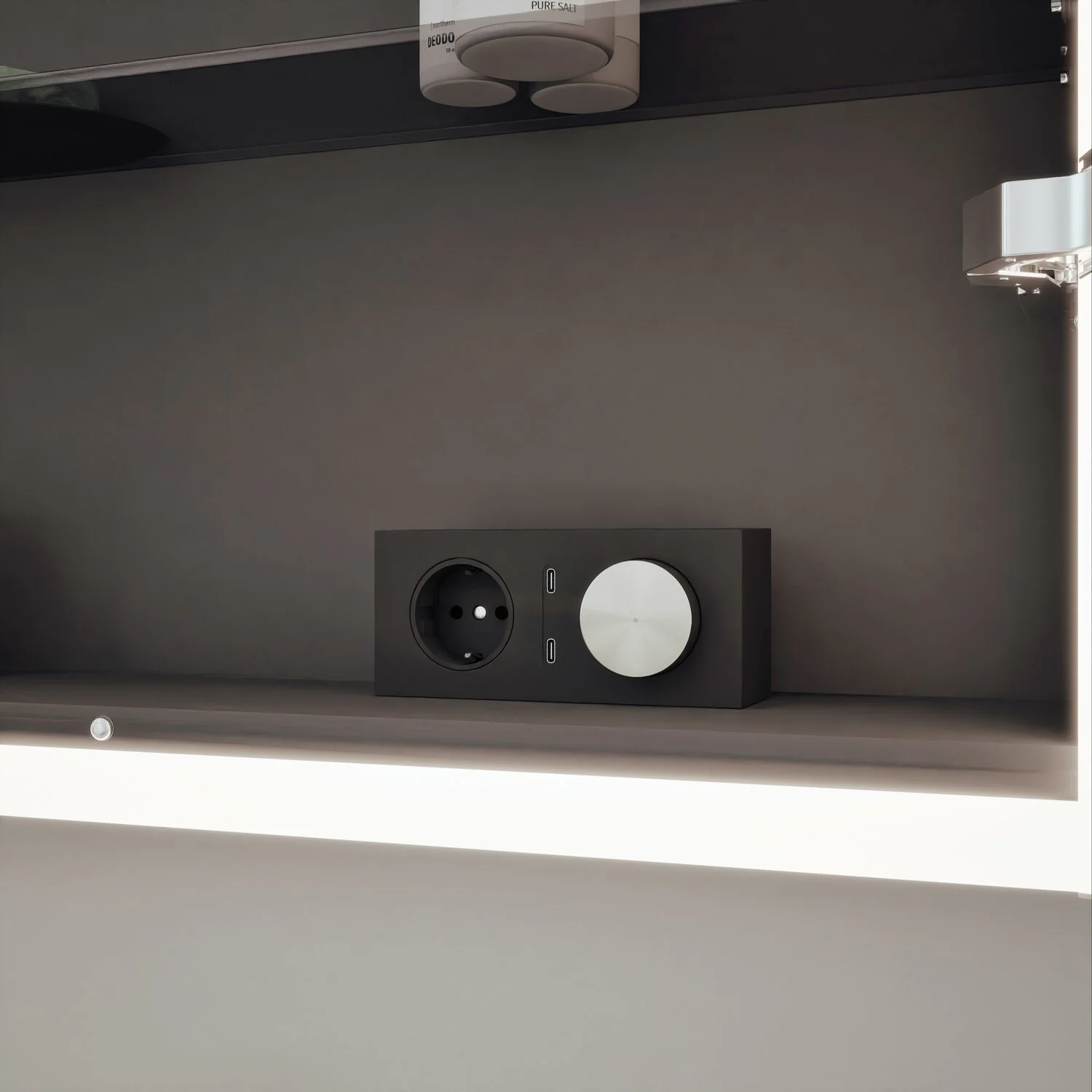 burgbad rl20 Spiegelschrank 81 cm, mit Klarglas Lichtrahmen Bild 2