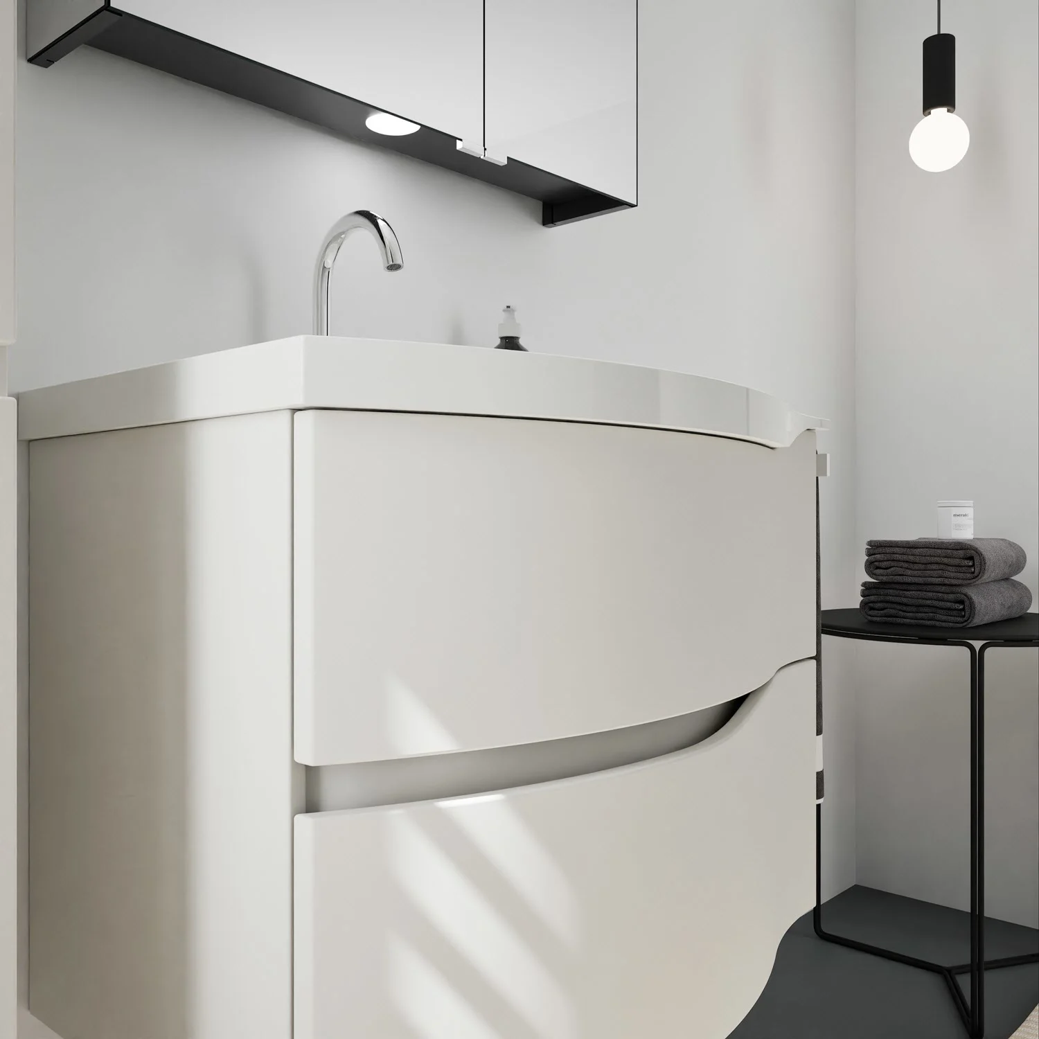 burgbad Sinea 3.0 Szafka z lustrem 75 cm Zdjęcie 2