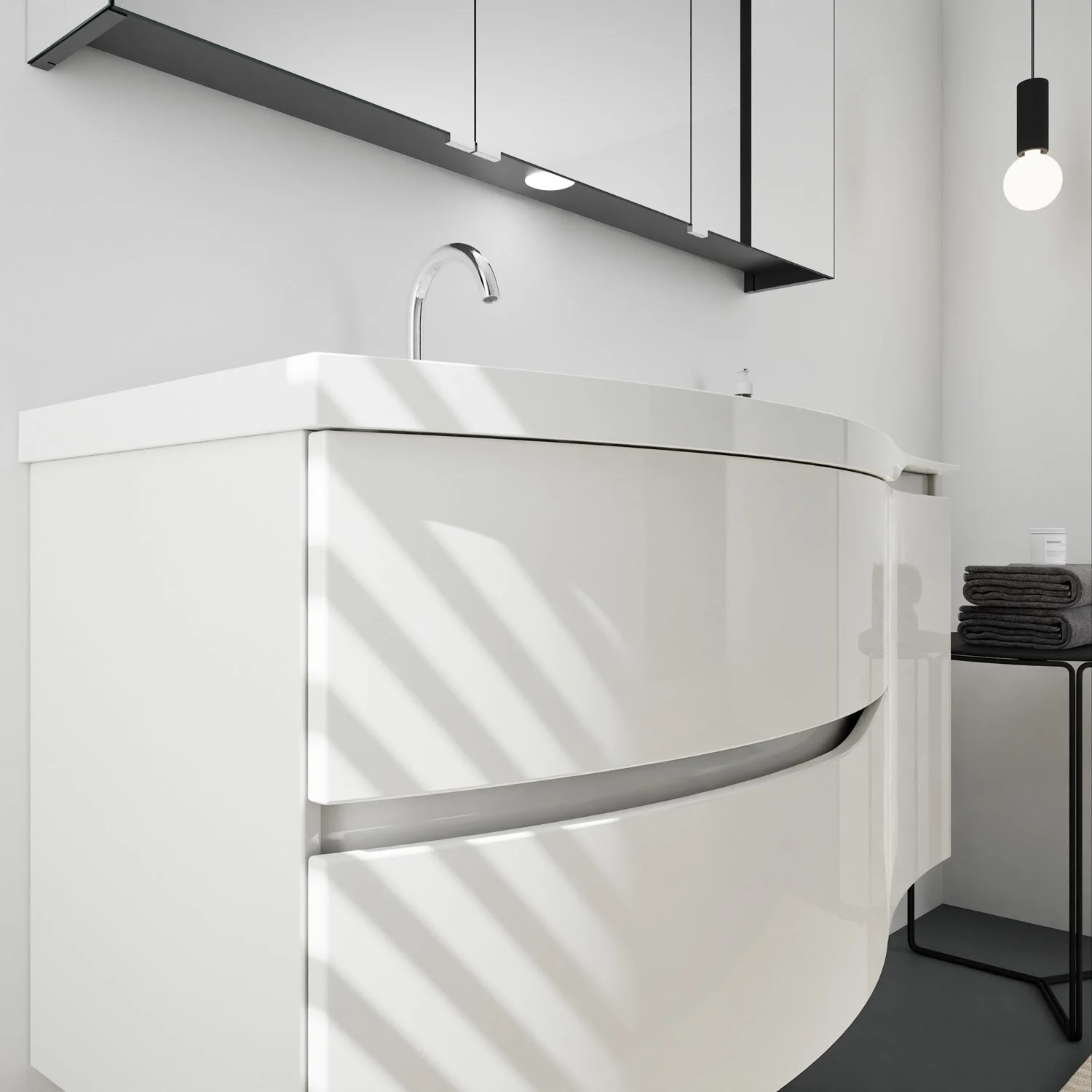 burgbad Sinea 3.0 Szafka z lustrem 120 cm Zdjęcie 2