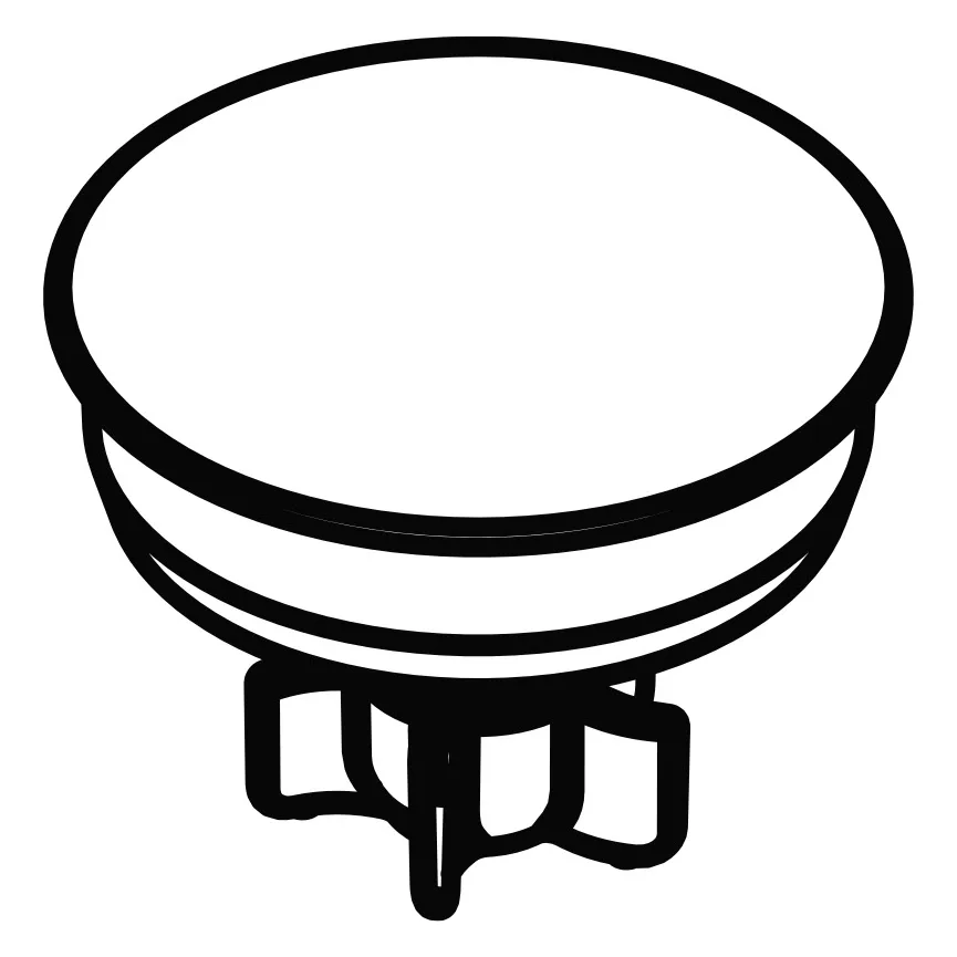 burgbad Cleanflow+ Ablaufabdeckung mit Staufunktion für burgbad Mineralguss-Waschtische Bild 4