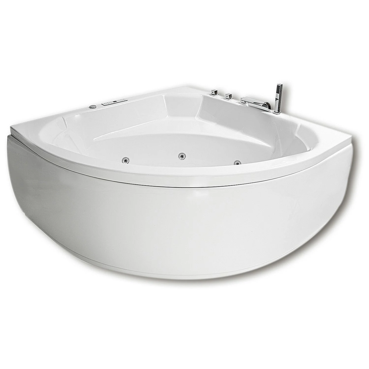Caribia Apollo Premium Whirlpool 155 x 155 cm mit Schürze