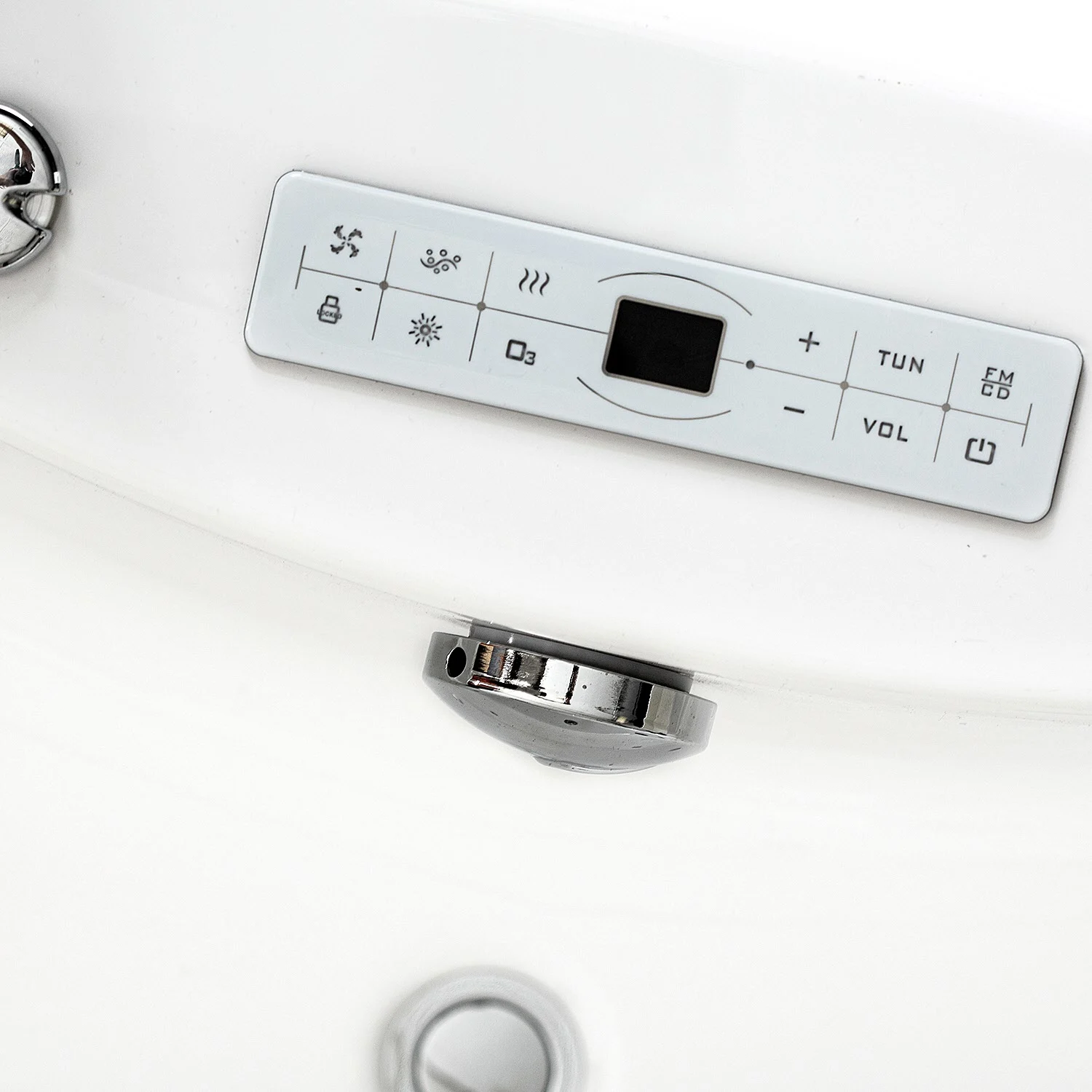 Caribia Vanaty Premium Whirlpool 149 x 149 cm ohne Schürze Bild 7