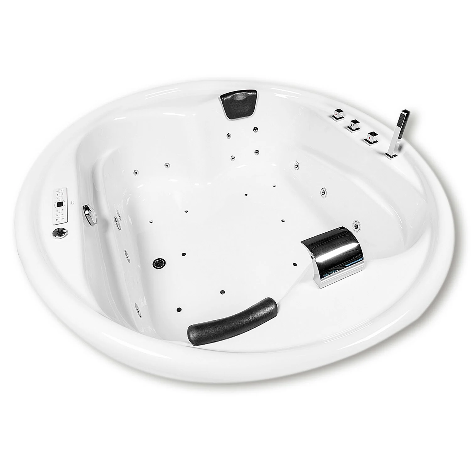 Caribia Vidal Premium Whirlpool 182 x 182 cm ohne Schürze, rund Bild 2